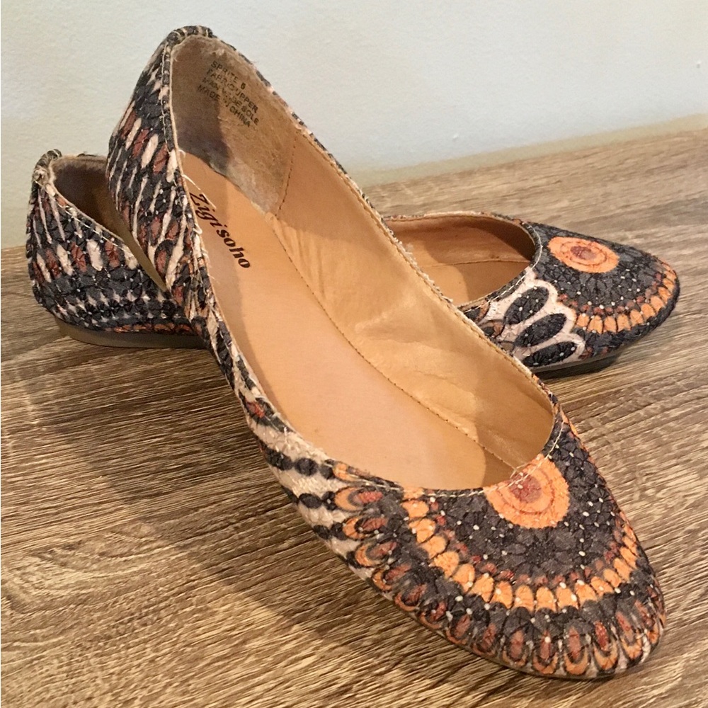 Zigi soho size 6 ballet flats